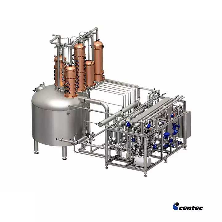 Distillation Line Industrial - автоматизированная промышленная дистилляционная установка